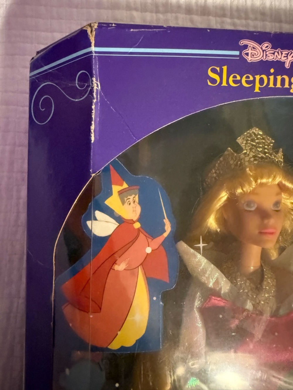 Disney ORIGINAL Classic "Sleeping Beauty” NRFB 1991 Vintage Mattel Pink Dress - Picture 3 of 16